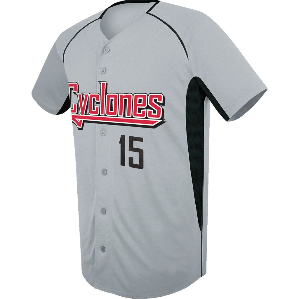 4004 Full-Button Elite Baseball Jersey YOUTH – Protime Sports