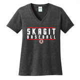 8106 Women's Port V-Neck Short Sleeve Tee