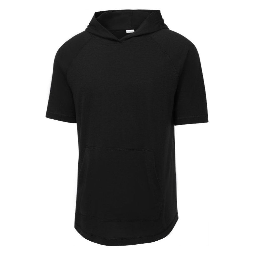 9309 Tri-Blend Short Sleeve Wicking Hoodie