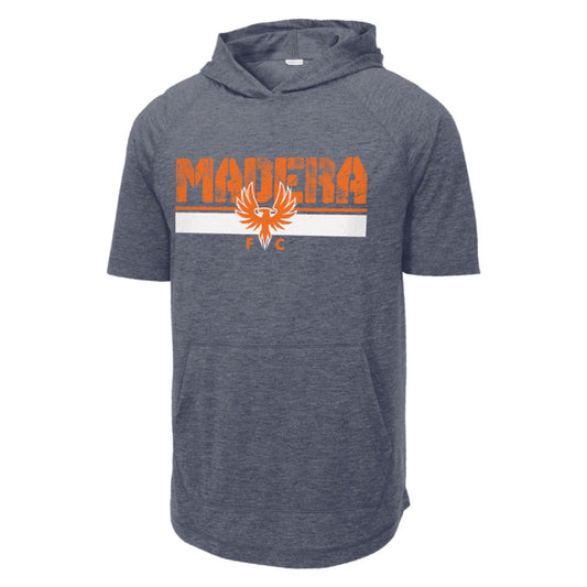 9309 Tri-Blend Short Sleeve Wicking Hoodie