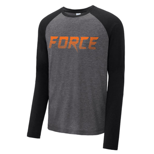 9310 Tri-Blend Long Sleeve Wicking Tee