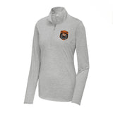 9358 Women's Tri-Blend Wicking 1/4 Zip