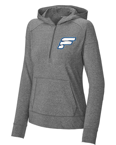 9411 Women's Peak Performance 1/2 Zip Hoodie