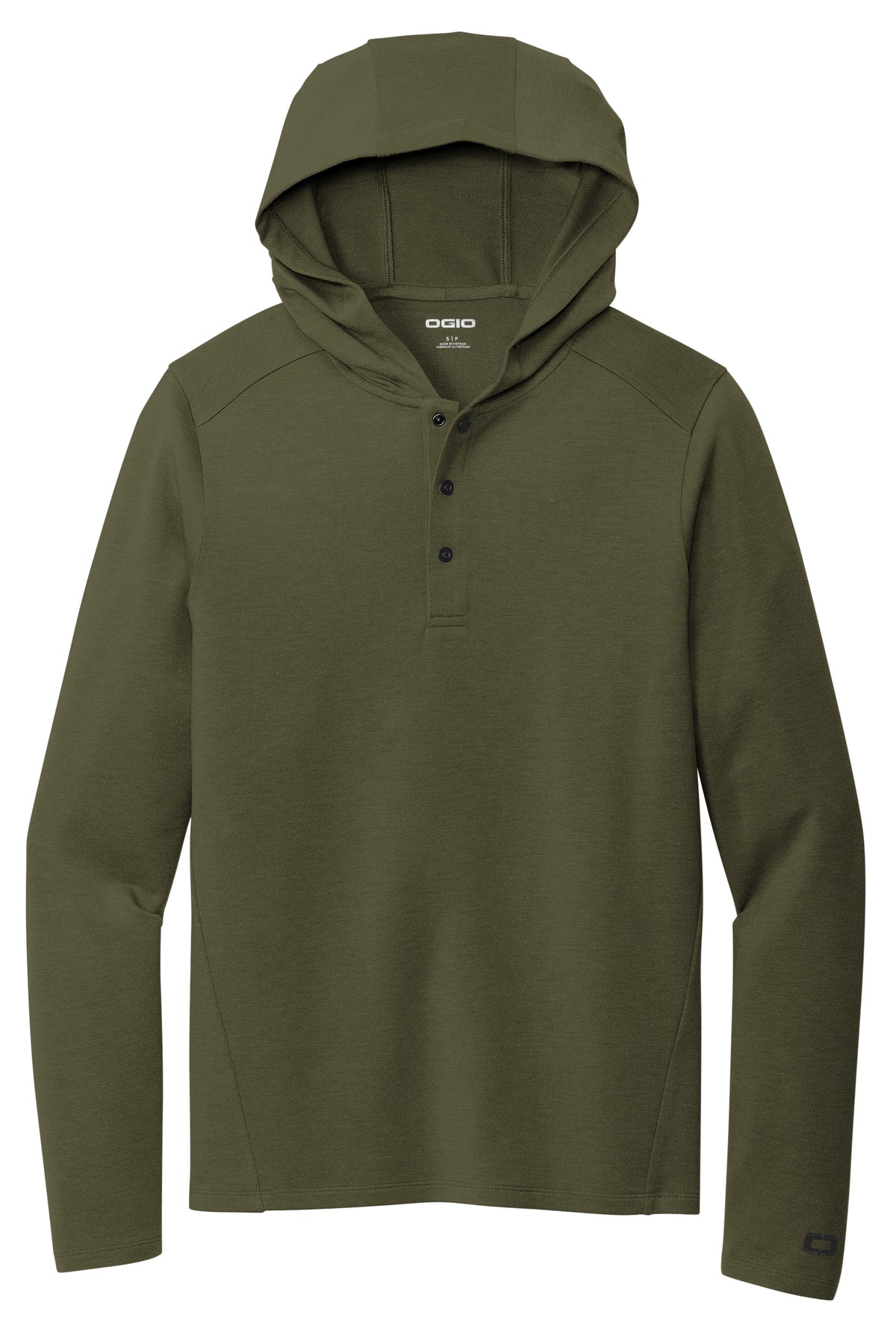 9444 Luuma Flex Henley Hoodie