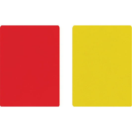 3540 Referee Cards Red/Yellow