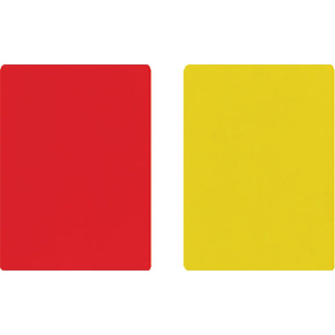 3540 Referee Cards Red/Yellow