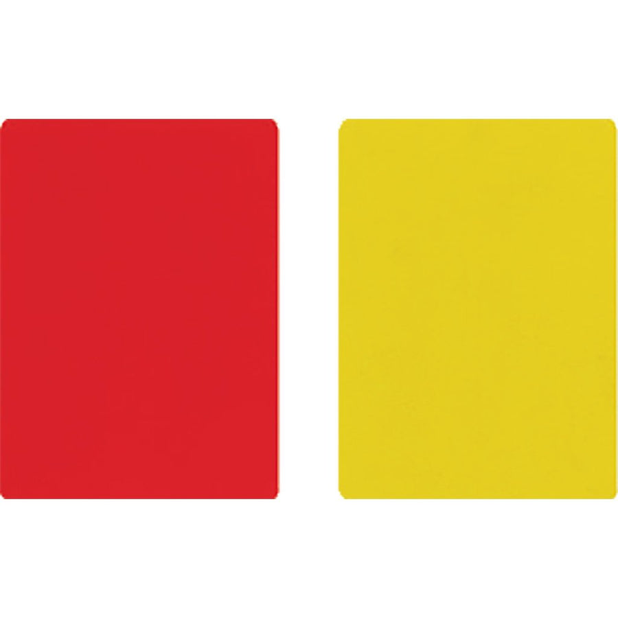 3540 Referee Cards Red/Yellow