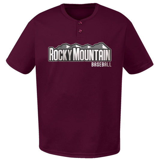 4001 Two-Button Performance Baseball Jersey