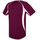 4003 Two-Button Varsity Performance Baseball Jersey YOUTH
