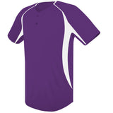 4003 Two-Button Varsity Performance Baseball Jersey YOUTH