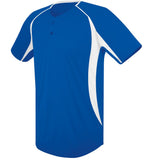 4003 Two-Button Varsity Performance Baseball Jersey YOUTH