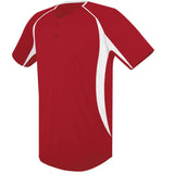 4003 Two-Button Varsity Performance Baseball Jersey YOUTH
