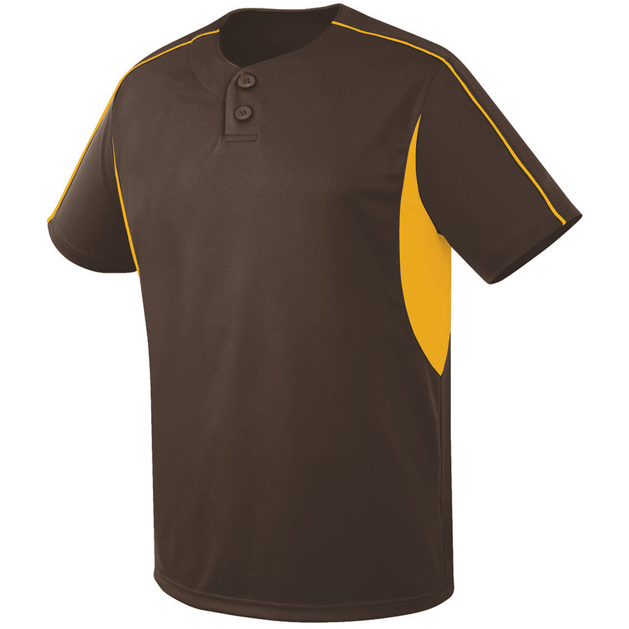 4012 Two Button League Performance Baseball Jersey YOUTH – Protime