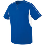 4012 Two Button League Performance Baseball Jersey YOUTH
