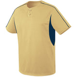 4012 Two Button League Performance Baseball Jersey ADULT