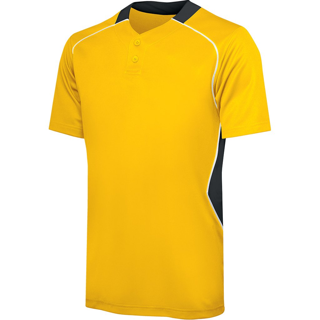 4019 Two-Button Rival Performance Baseball Jersey