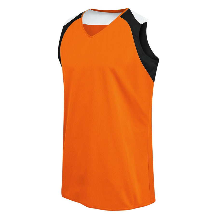 black and orange basketball jersey