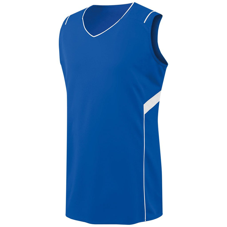 design plain blue basketball jersey