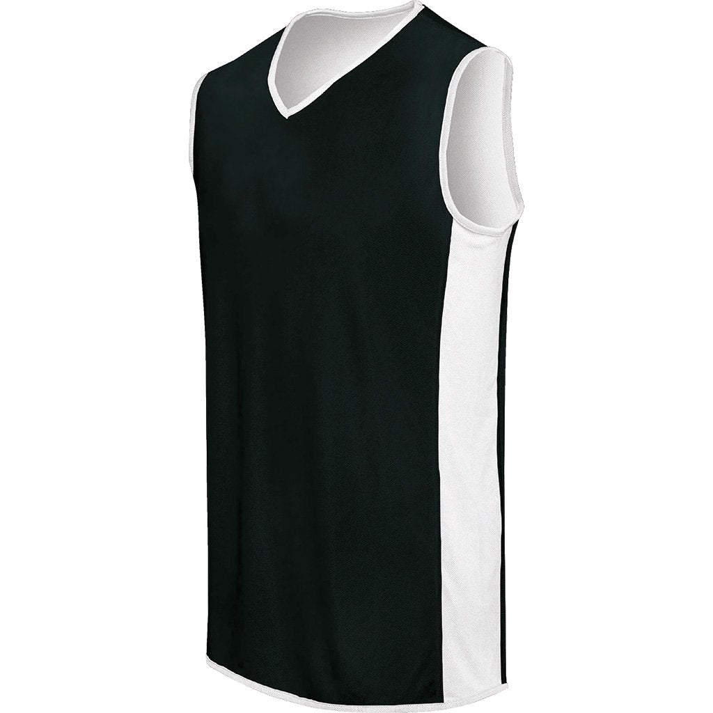 ARTORE Reversible Basketball Jersey for Men, Black and White Adult
