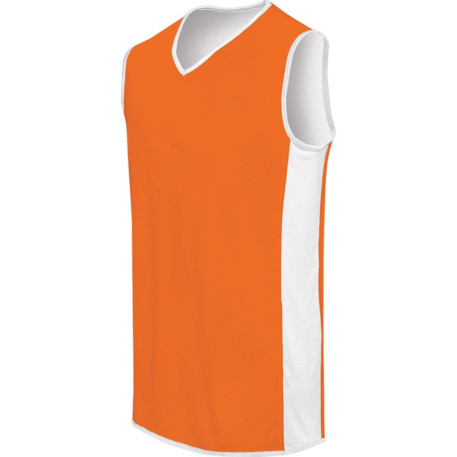 Orange basketball jersey
