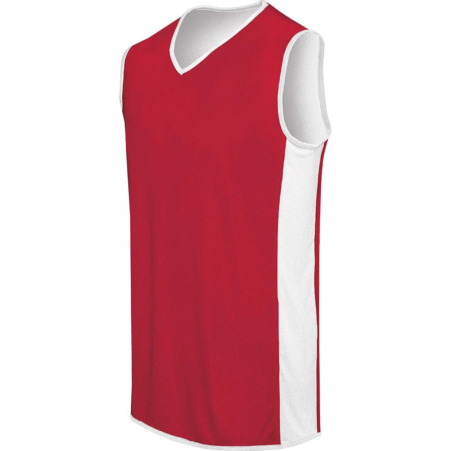 Youth Reversible Game Unisex Basketball Jersey White/Black / YL