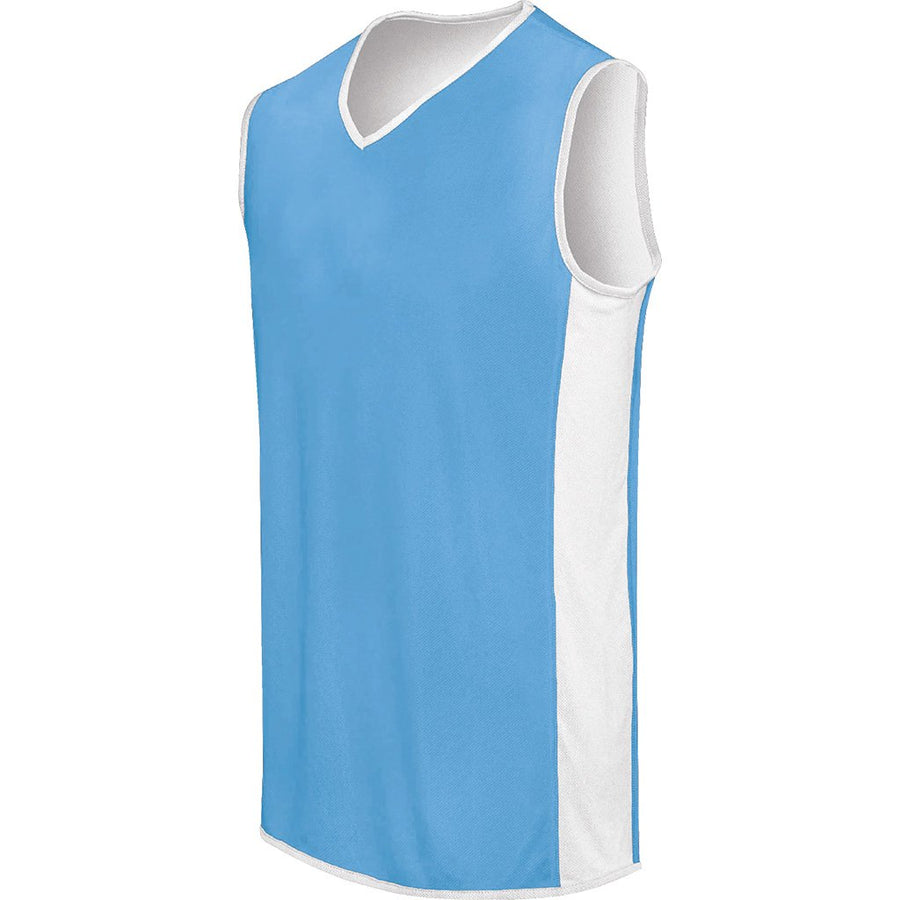 Youth Reversible Game Unisex Basketball Jersey White/Black / YL