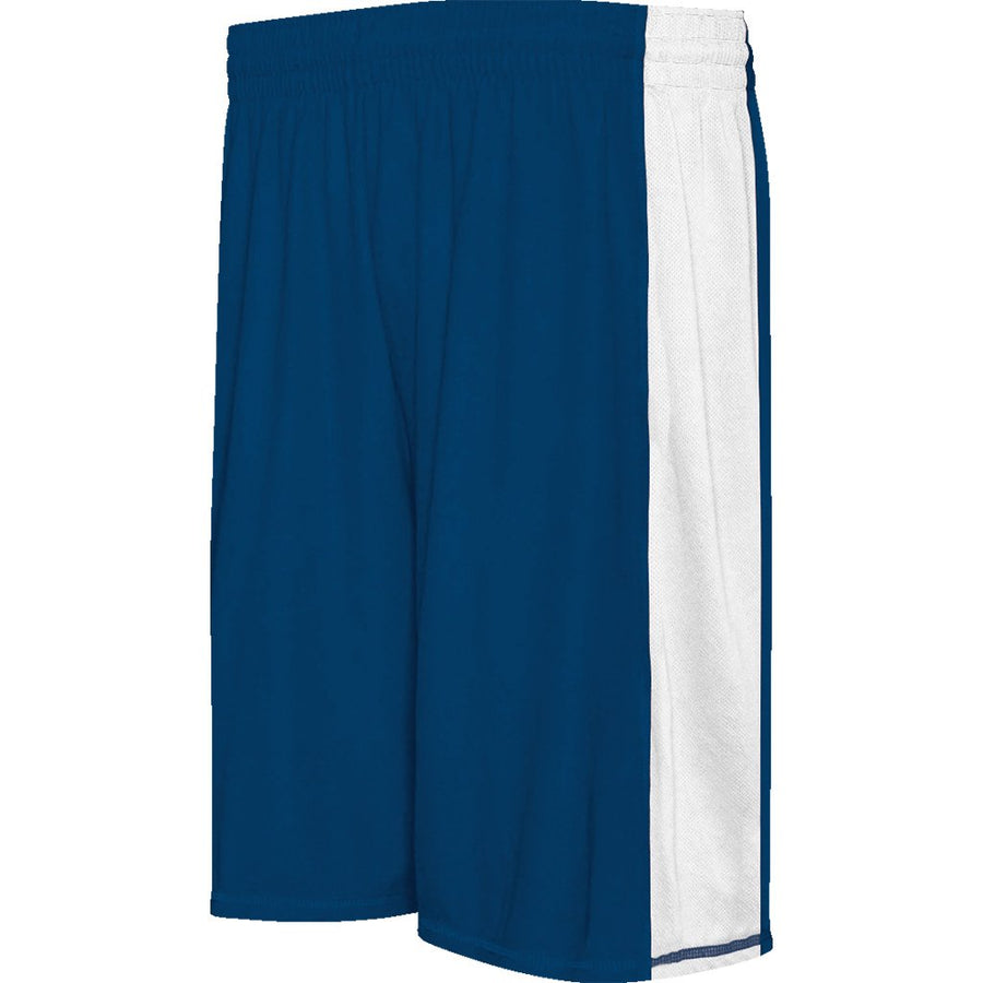 nwt under armour Girls Basketball Shorts Navy Blue White Pockets Sz Medium M