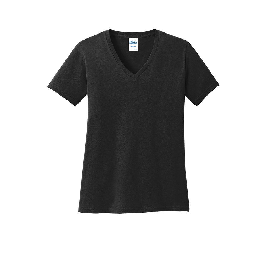8106 Women's Port V-Neck Short Sleeve Tee