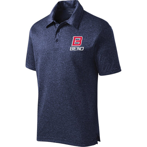 9332 Heather Performance Polo ADULT