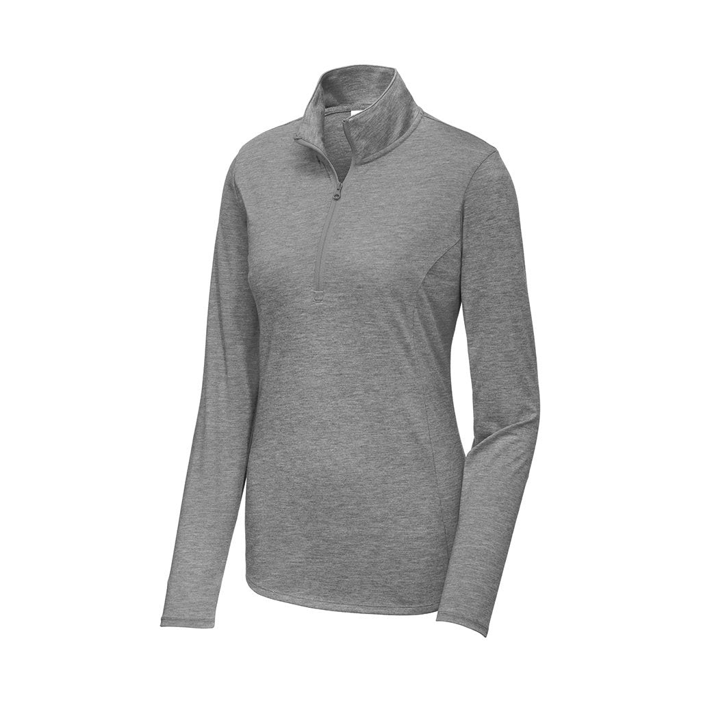 9358 Women's Tri-Blend Wicking 1/4 Zip