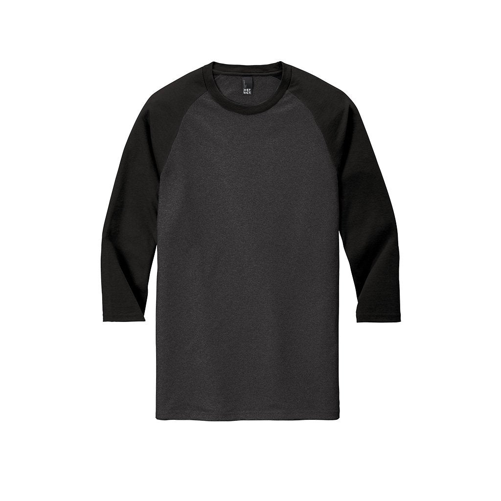 9364 Crush 3/4 Sleeve Colorblock Tee