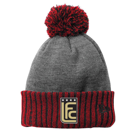 9370 Bolt Colorblock Cuff Beanie