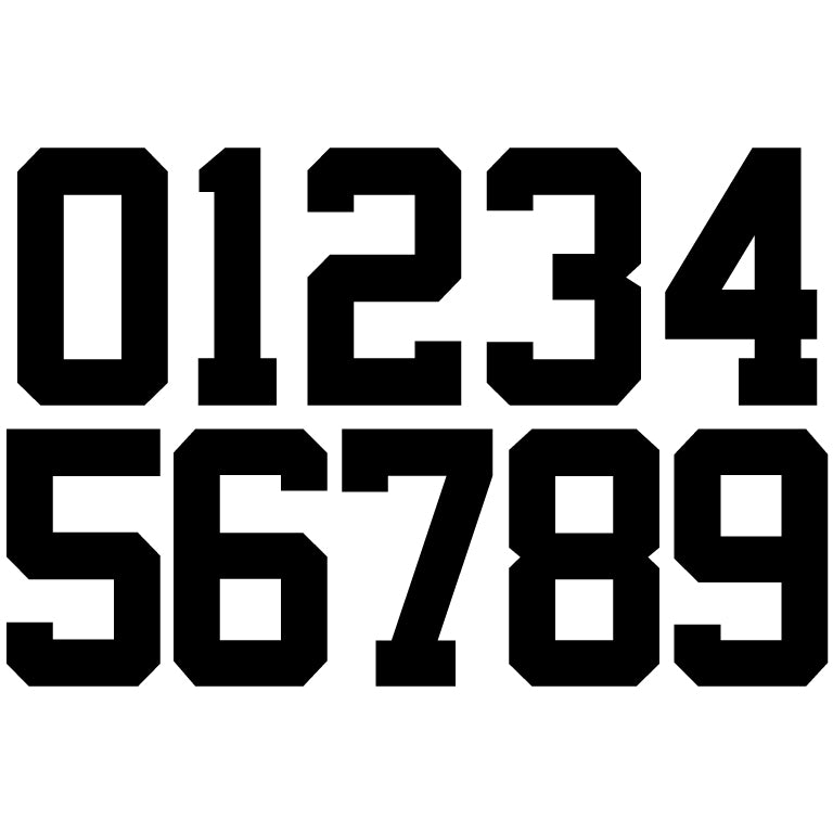 PLAYER NUMBER (BLOCK)
